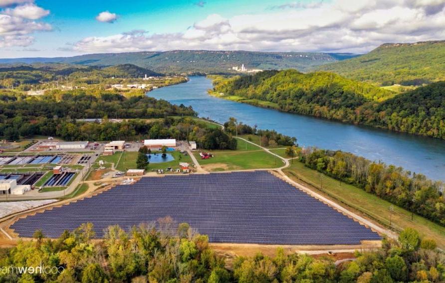 City of Chattanooga’s Moccasin Environmental Campus, Solar Array.